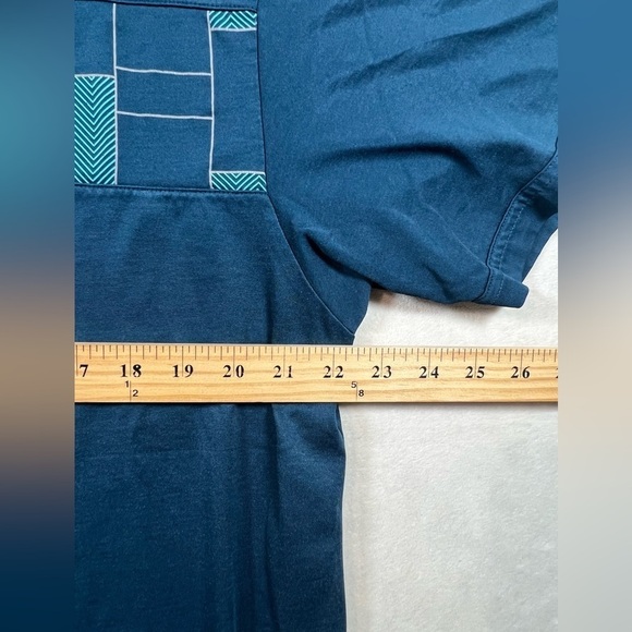 Travis Matthew XXL Patchwork Navy Golf Polo Shirt Performance Stretch Shirt - Picture 7 of 8